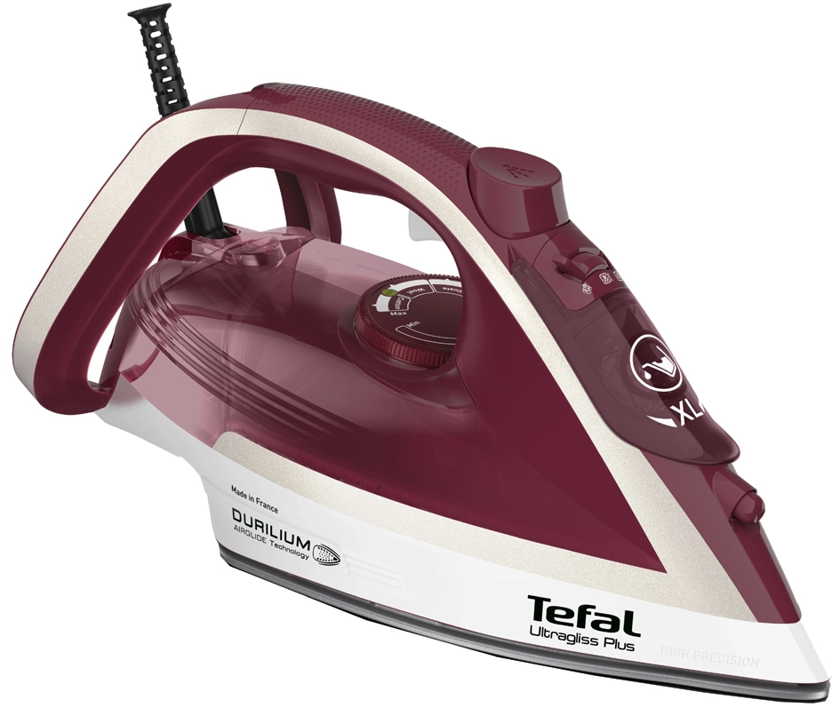 Een tefal dampfb?geleisen ultragliss plus fv6810 bordeaux/wit koop je bij NiceSupplies.nl