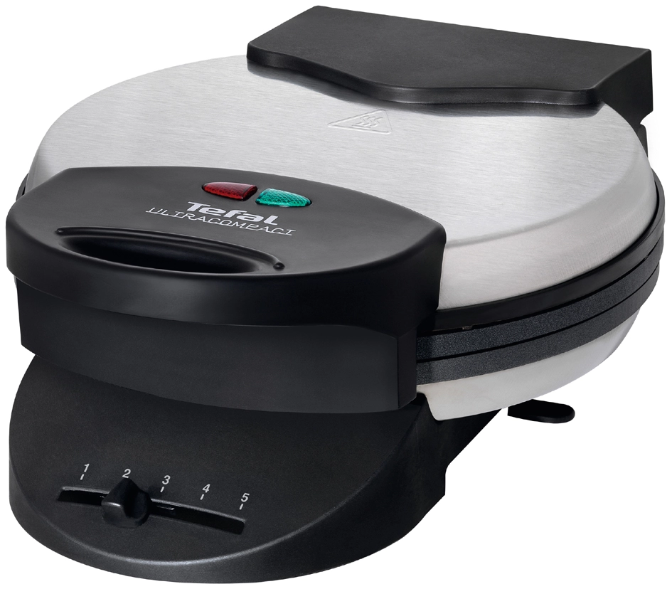 Een tefal herzwaffeleisen wm310d edelstaal/zwart koop je bij NiceSupplies.nl