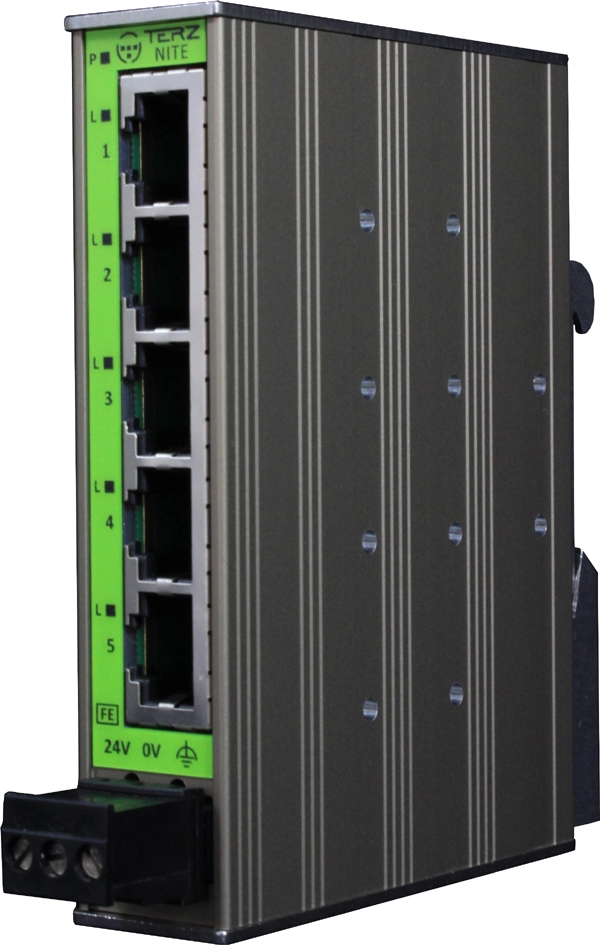 Een terz unmanaged industrial ethernet switch nite-rs8-1100 koop je bij NiceSupplies.nl