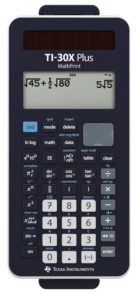 Een texas instruments schoolrechner ti-30x plus mathprint koop je bij NiceSupplies.nl