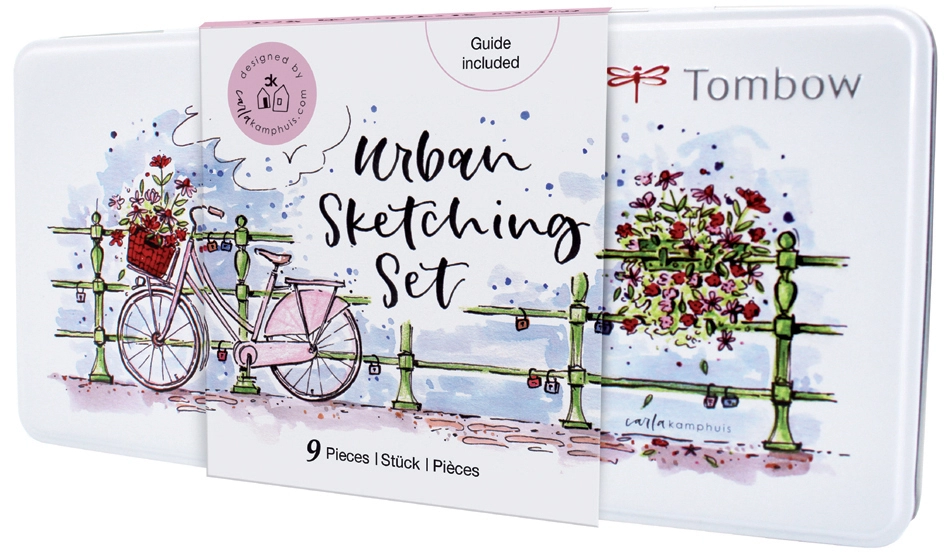 Een tombow urban sketching set 10-delig koop je bij NiceSupplies.nl