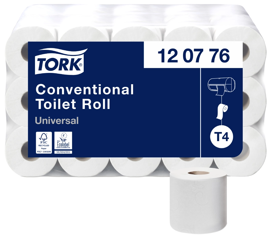 Een tork toiletpapier 2-laags wit grootverpakking koop je bij NiceSupplies.nl