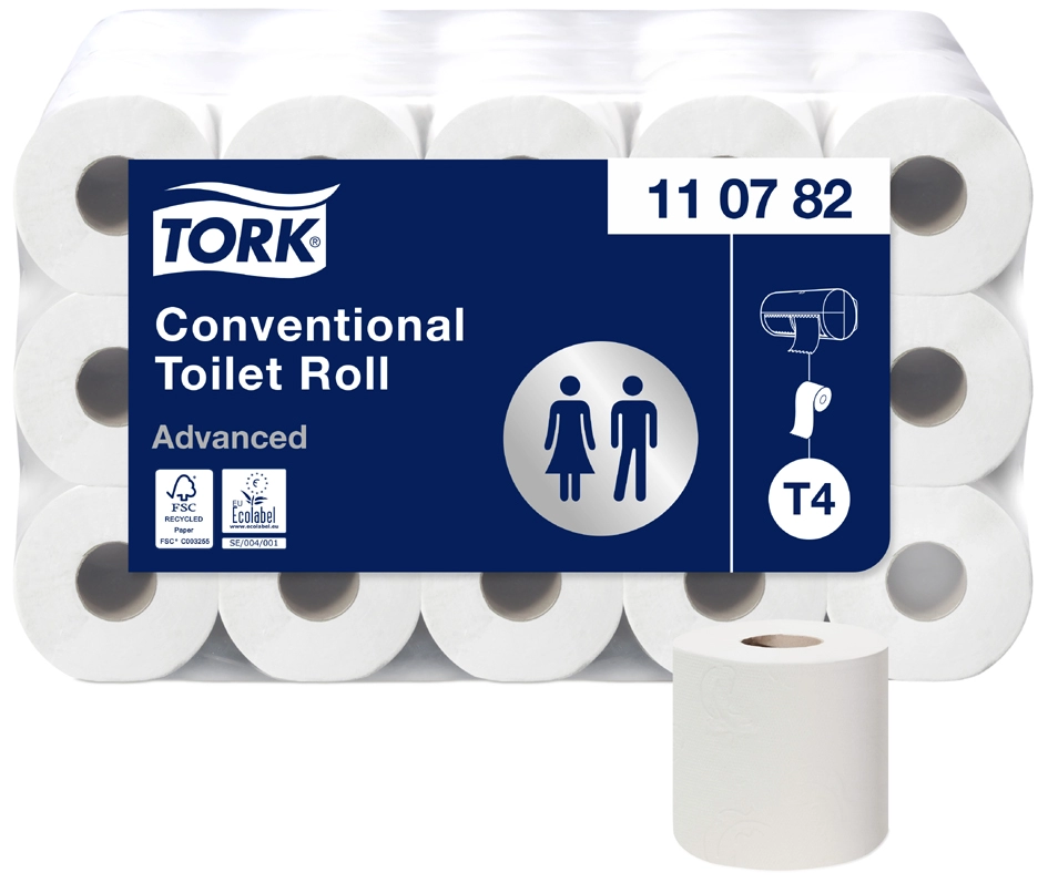 Een tork toiletpapier 3-laags wit grootverpakking koop je bij NiceSupplies.nl