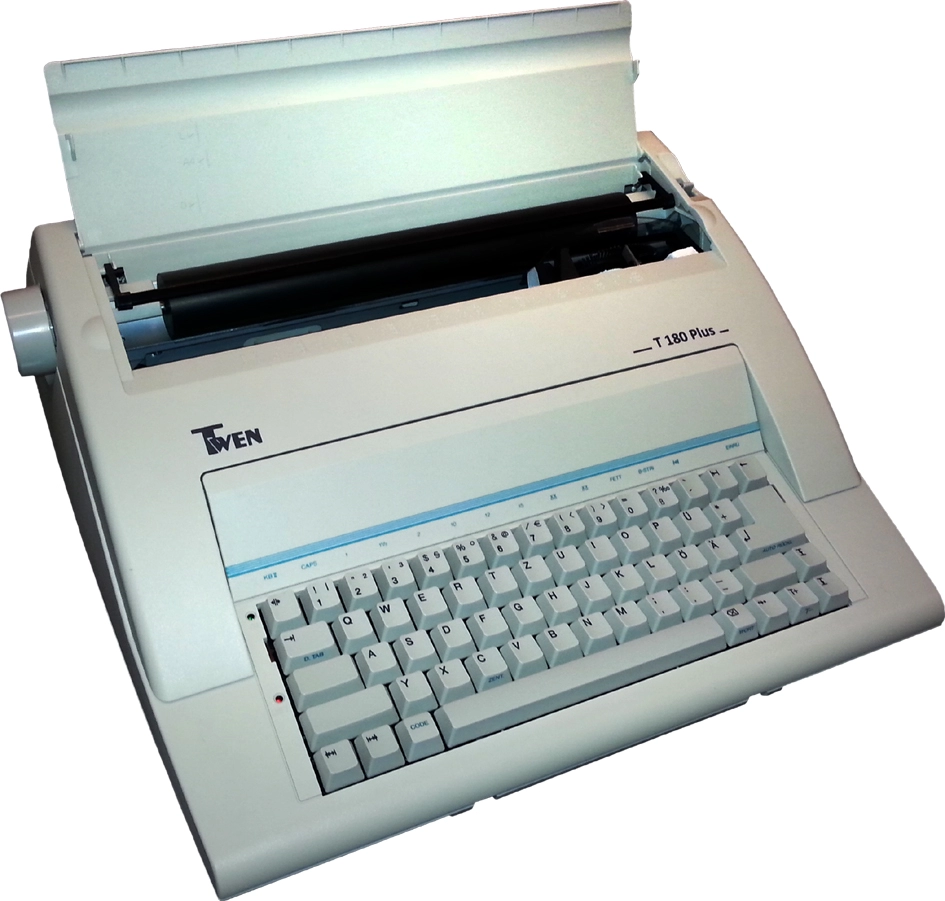 Een twen elektrische schrijfmachine twen 180 plus koop je bij NiceSupplies.nl