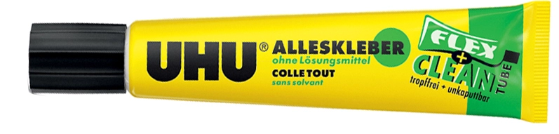 Een uhu alleslijm flex en clean oplosmiddelvrij 20gr koop je bij NiceSupplies.nl