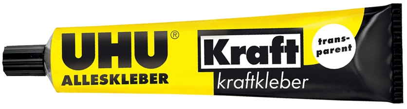 Een uhu alleslijm kraft transparant bevat oplosmiddel 125gr koop je bij NiceSupplies.nl