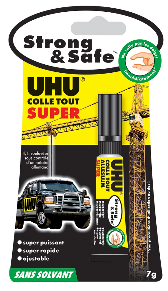 Een uhu alleslijm super strong en safe 7gr koop je bij NiceSupplies.nl