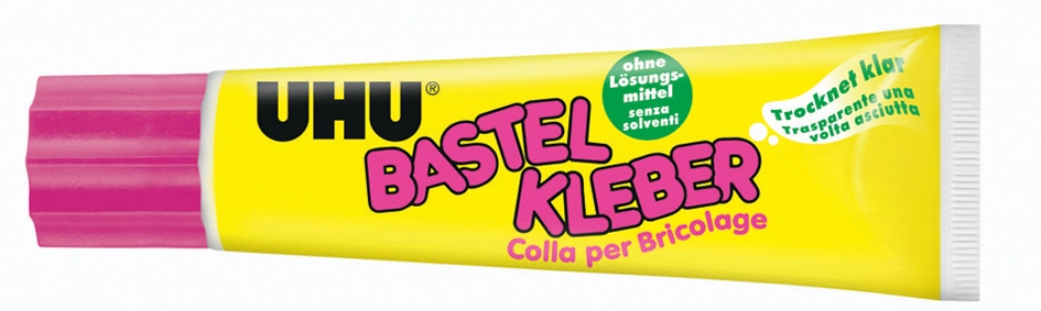 Een uhu knutsel lijm oplosmiddelvrij 60gr in standtube koop je bij NiceSupplies.nl