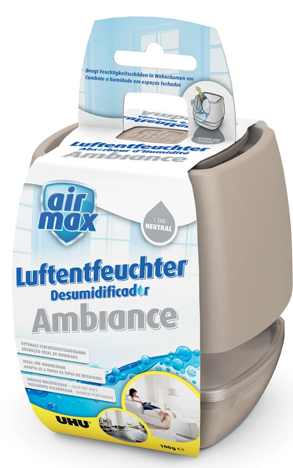 Een uhu navullingtabs airmax ambiance 2x100gr geur neutraal koop je bij NiceSupplies.nl