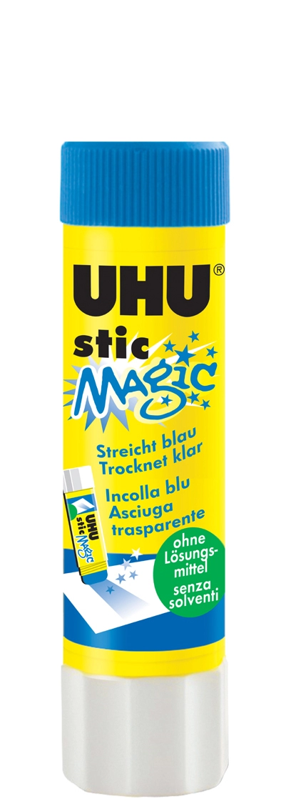 Een uhu plakstaaf stic magic oplosmiddelvrij 21gr koop je bij NiceSupplies.nl