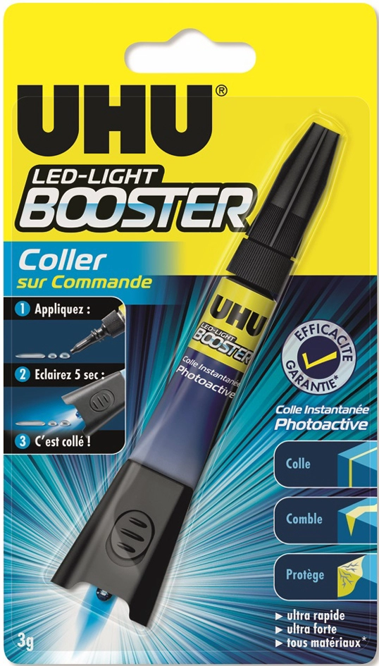 Een uhu reparatie-lijm led-light bopasen 3 g tube koop je bij NiceSupplies.nl