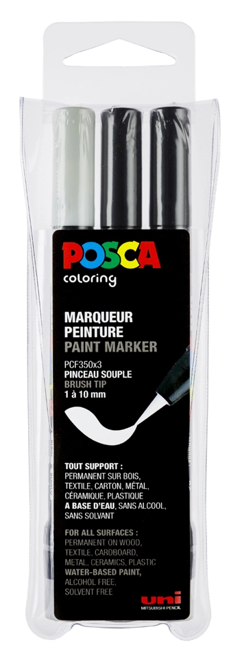 Een uni-ball pigmentmarker posca pcf-350 10 stuks box koop je bij NiceSupplies.nl