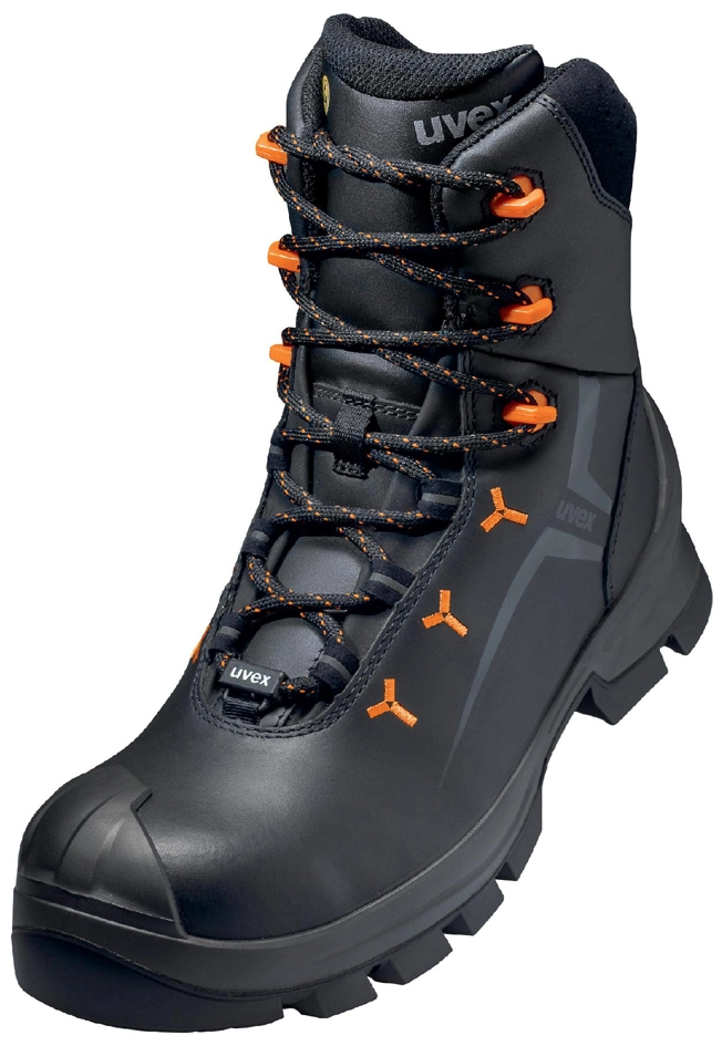 Een uvex 2 vibram winter veiligheidsschoen s3 zwart/orange gr. 35 koop je bij NiceSupplies.nl