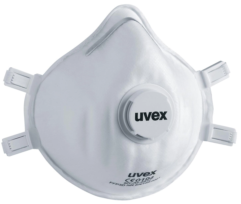 Een uvex mondmasker silv-air classic 2310 ffp3 3 stuks koop je bij NiceSupplies.nl