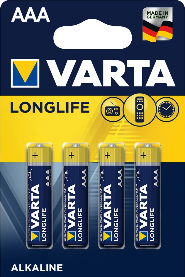 Een varta alkaline batterij longlife micro aaa-lr03 koop je bij NiceSupplies.nl