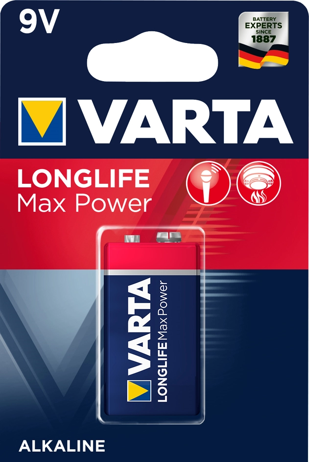 Een varta alkaline batterij max tech e-blok 9v-6lr61 koop je bij NiceSupplies.nl