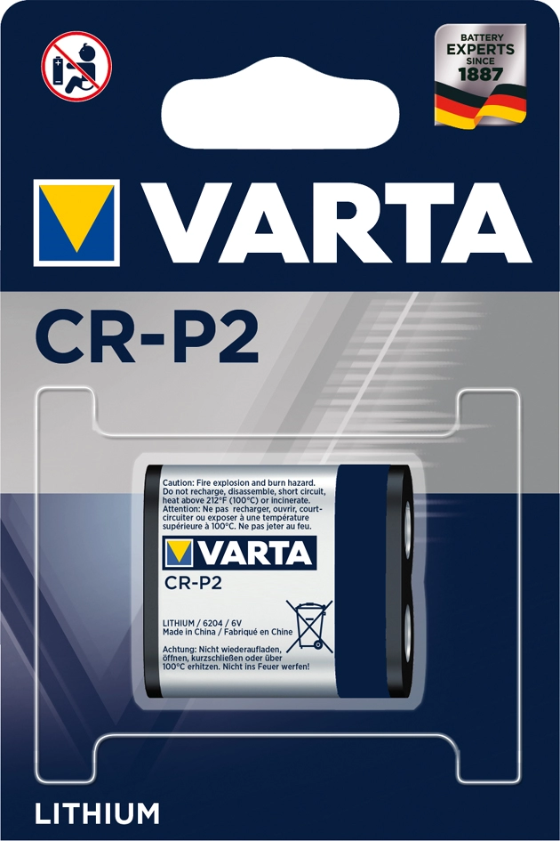 Een varta foto-batterij professional lithium crp2 6 0 volt koop je bij NiceSupplies.nl