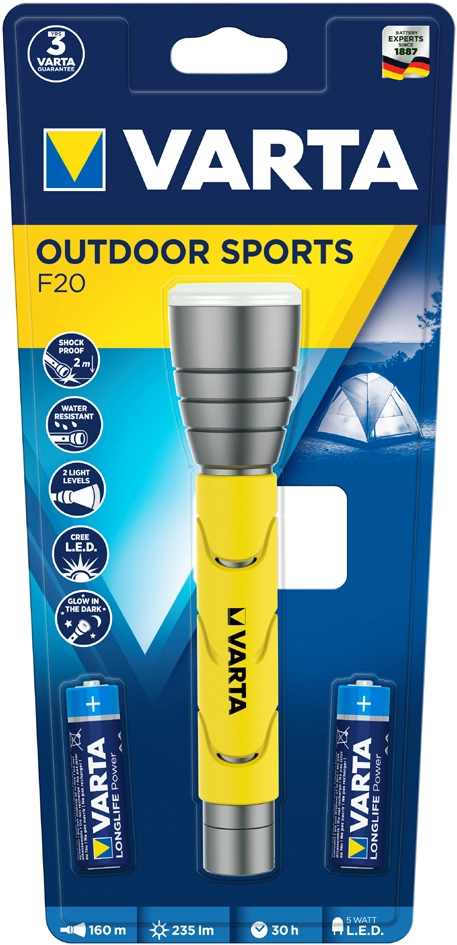 Een varta led-zaklamp outdoor sport flashlight 2 aa koop je bij NiceSupplies.nl