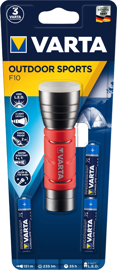 Een varta led-zaklamp outdoor sport flashlight 3 aaa koop je bij NiceSupplies.nl