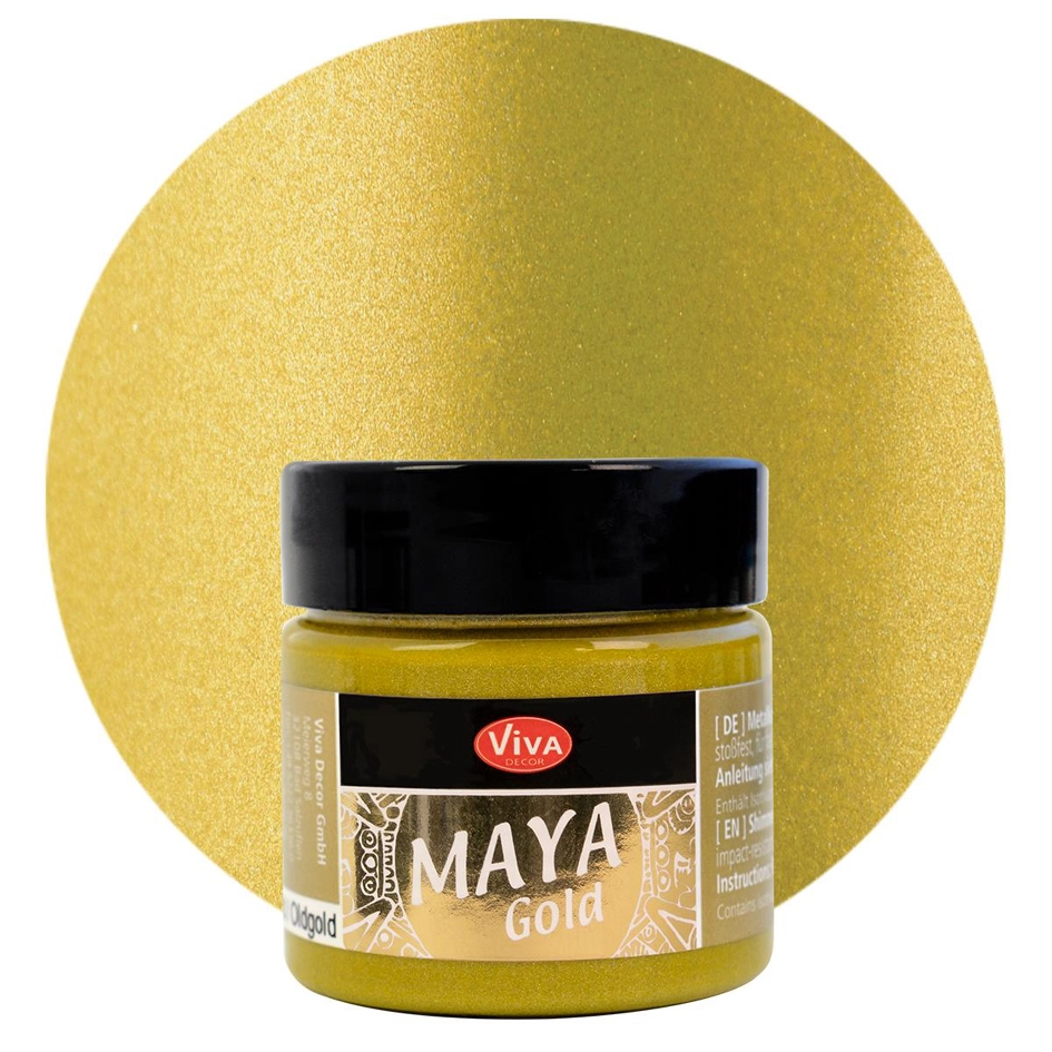 Een viva decor maya goud 45 ml altgoud koop je bij NiceSupplies.nl