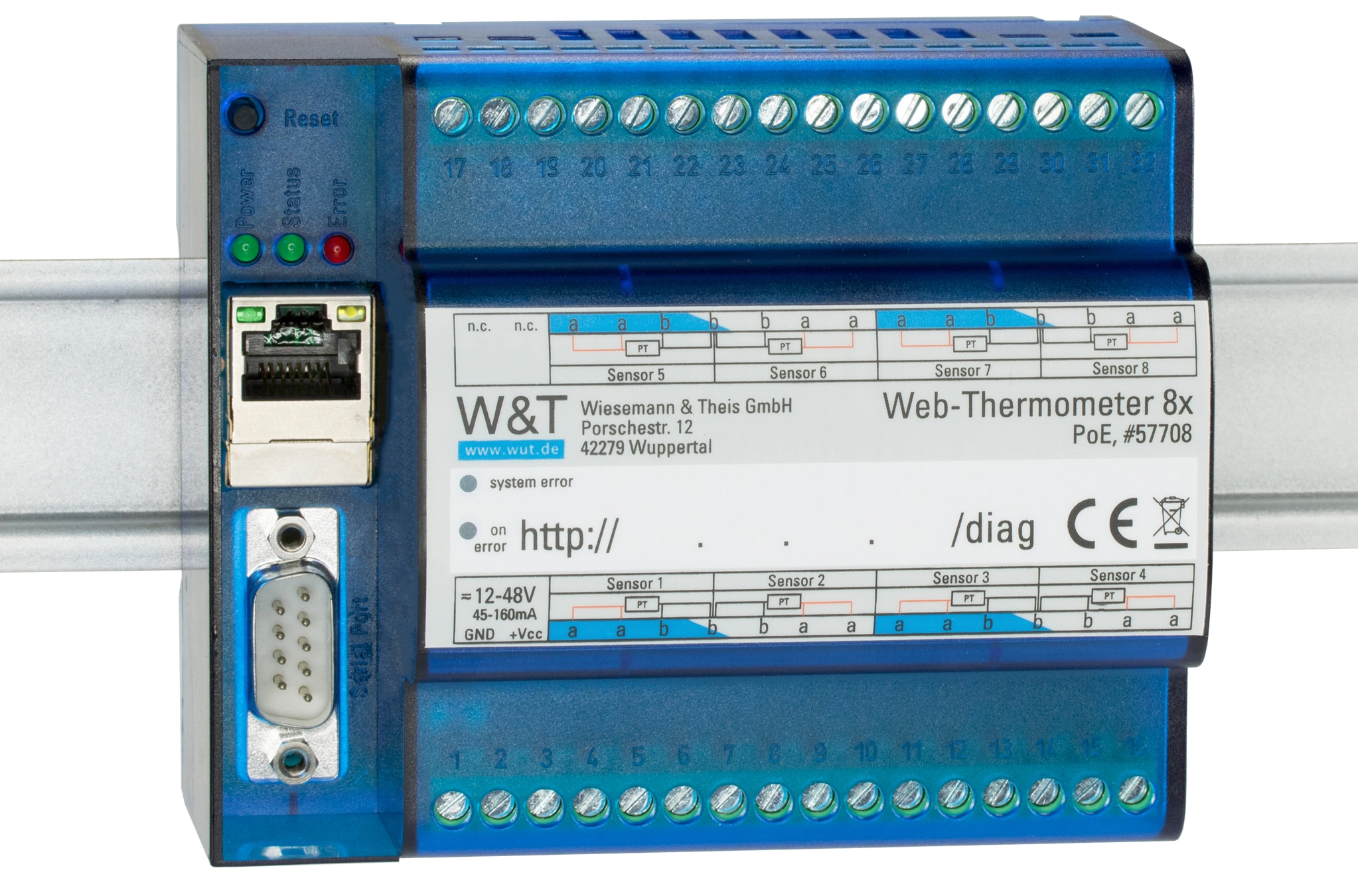 Een w&t pt100 messf?hler voor web-thermograph anschlußkabel 2 m koop je bij NiceSupplies.nl