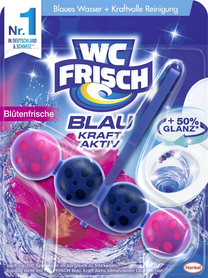 Een wc fris blauw aktiv wc-reiniger/-duftsp?ler bl?tenfris koop je bij NiceSupplies.nl