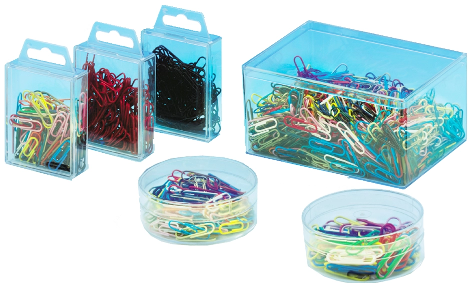 Een wedo paperclips kunststof bekleed lengte 27mm groen koop je bij NiceSupplies.nl