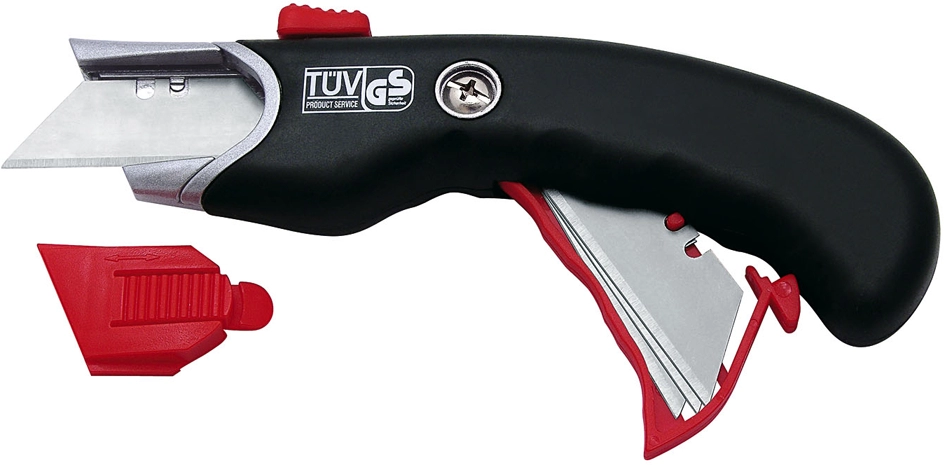 Een wedo safety-cutter premium mes 19mm zwart-rood koop je bij NiceSupplies.nl