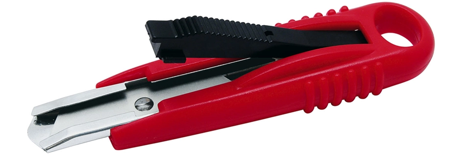 Een wedo safety-cutter standaard mes 18mm rood-zwart koop je bij NiceSupplies.nl