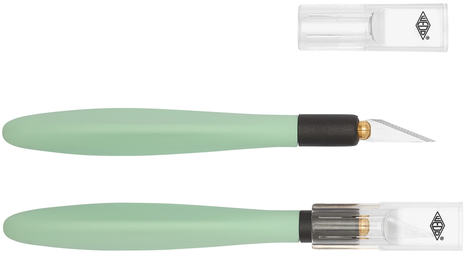 Een wedo skalpell comfortline pastel lengte: 150 mm mintgroen koop je bij NiceSupplies.nl