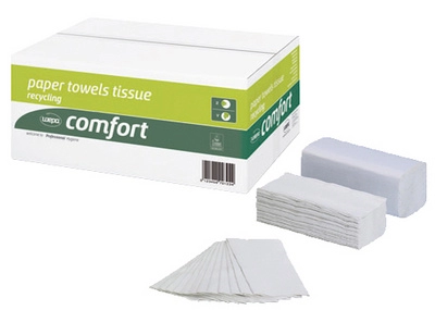 Een wepa handdoekpapier comfort 250x230mm naturelwit koop je bij NiceSupplies.nl