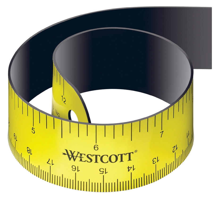 Een westcott liniaal lengte 300mm flexibel magnetisch koop je bij NiceSupplies.nl