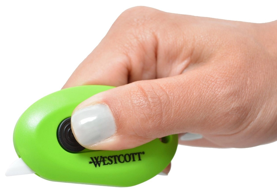 Een westcott mini-cutter keramiek mesje 31mm groen koop je bij NiceSupplies.nl